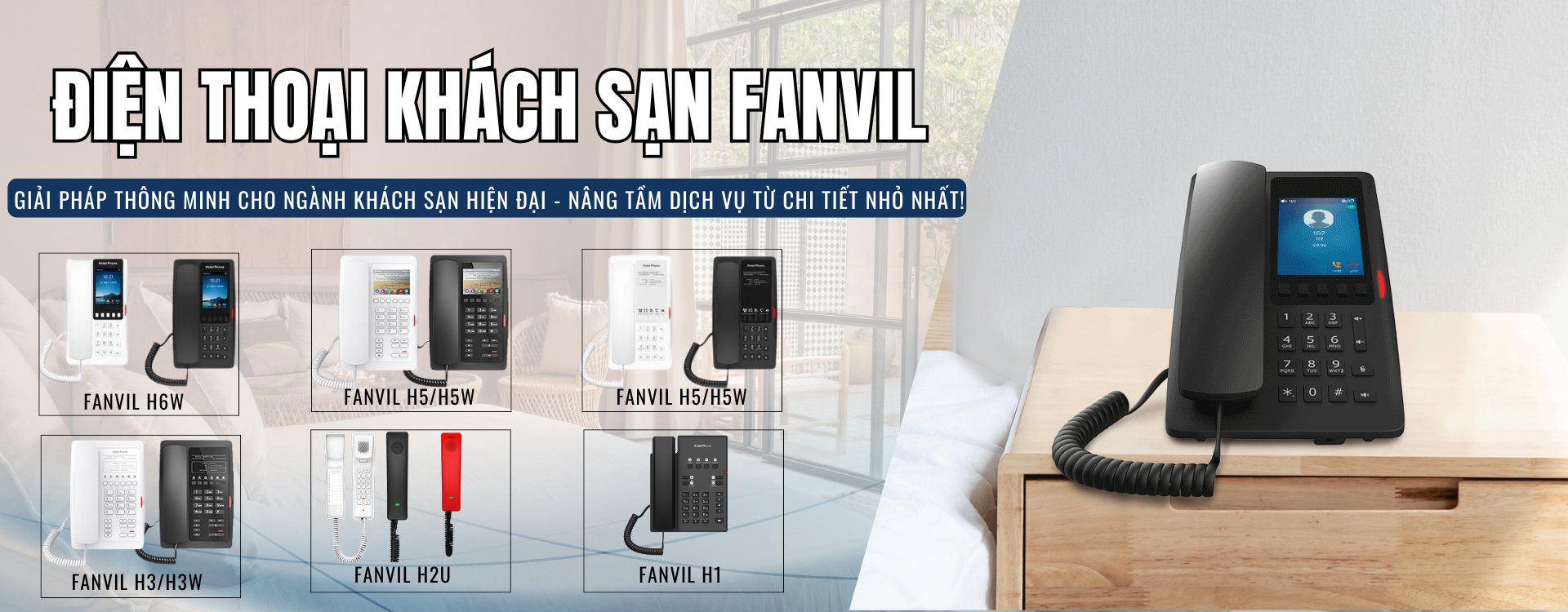 Điện thoại khách sạn fanvil